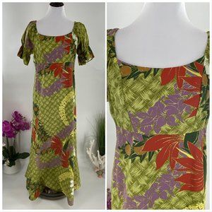 Vintage Hawaiian Muumuu Rainbow Hawaii Inc